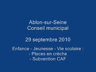 CM 29 sept. 2010 Enfance