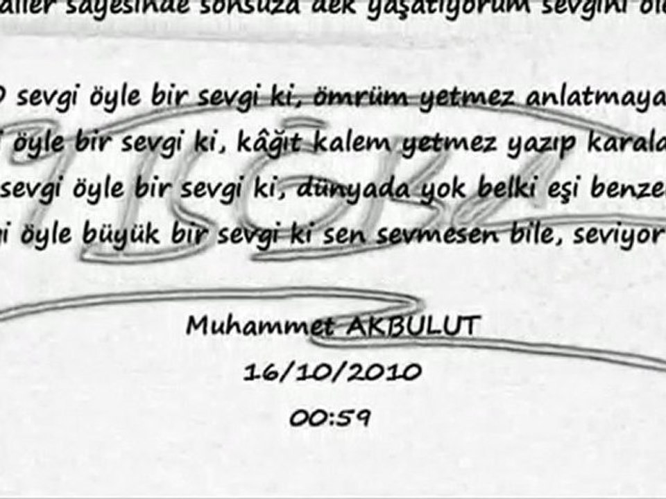 Sevmesen bile seviyor seni...