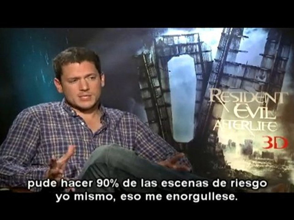 Wentworth Miller Talking about RE Afterlife with Alex Medela