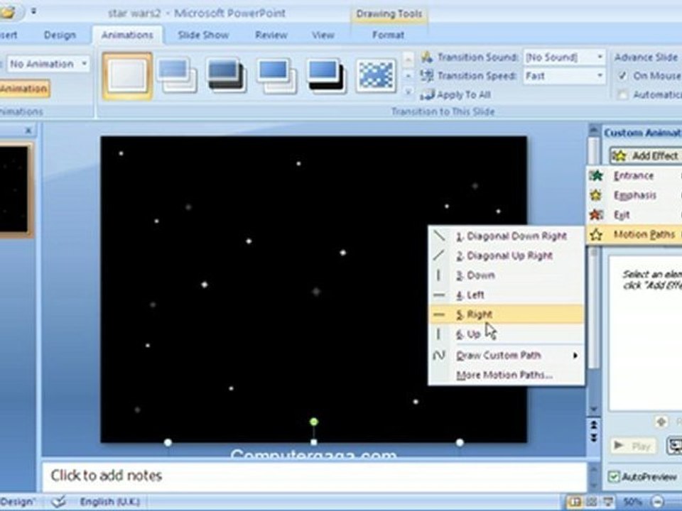 Create the Scrolling Text Animation Effect in PowerPoint