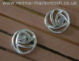 Sterling silver Charles Rennie Mackintosh earrings DWA354