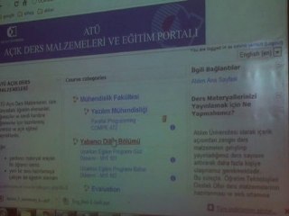 Moodle Kullanma Konusunda Hazırlık Çalışmaları Sunumu