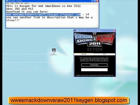 WWE SmackDown vs RAW 2011 Keys Limited Edition