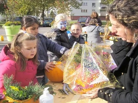 Des citrouilles à Hautefort