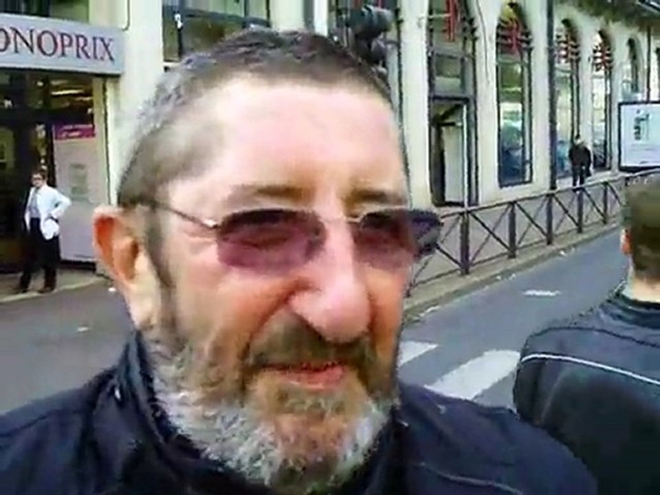 le "team motards 24" manif FFMC périgueux 23/10/10