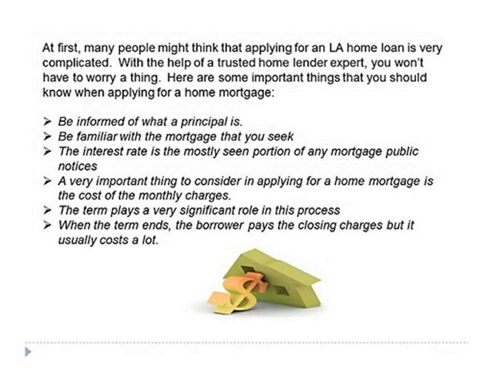 The Difference Of The LA Home Loan Refinance