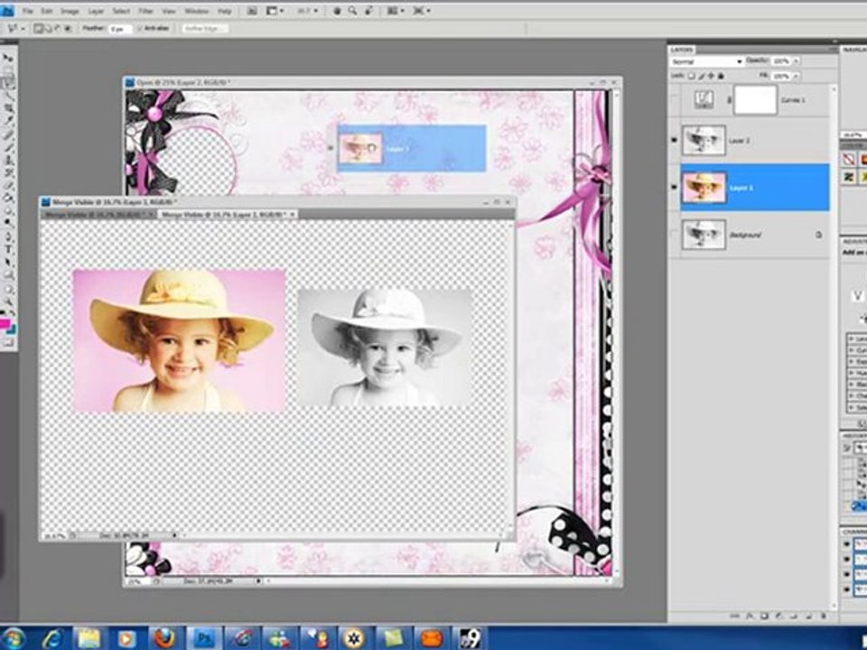 Digital Scrapbook Tutorial - Digital Layouts Using ...