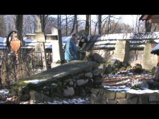 Stary cmentarz w Zakopanem jesienią