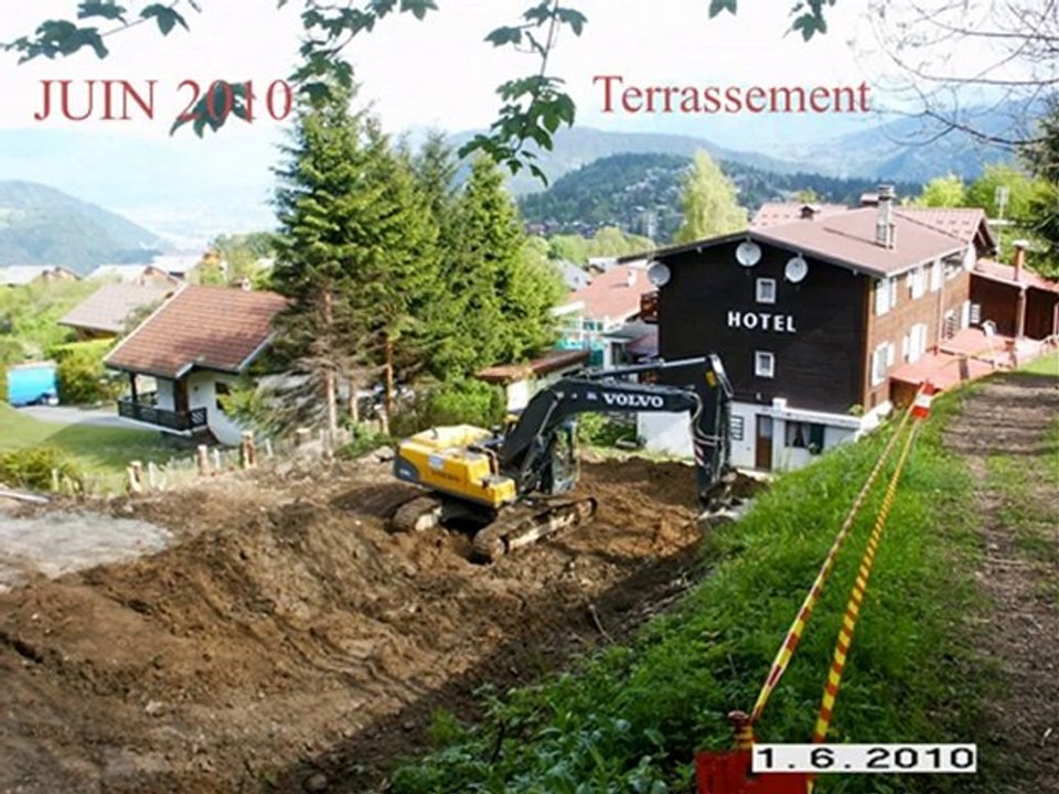 n°8 saison 1 suivi des travaux - La Croix de Savoie 1er hôtel BioClimatique