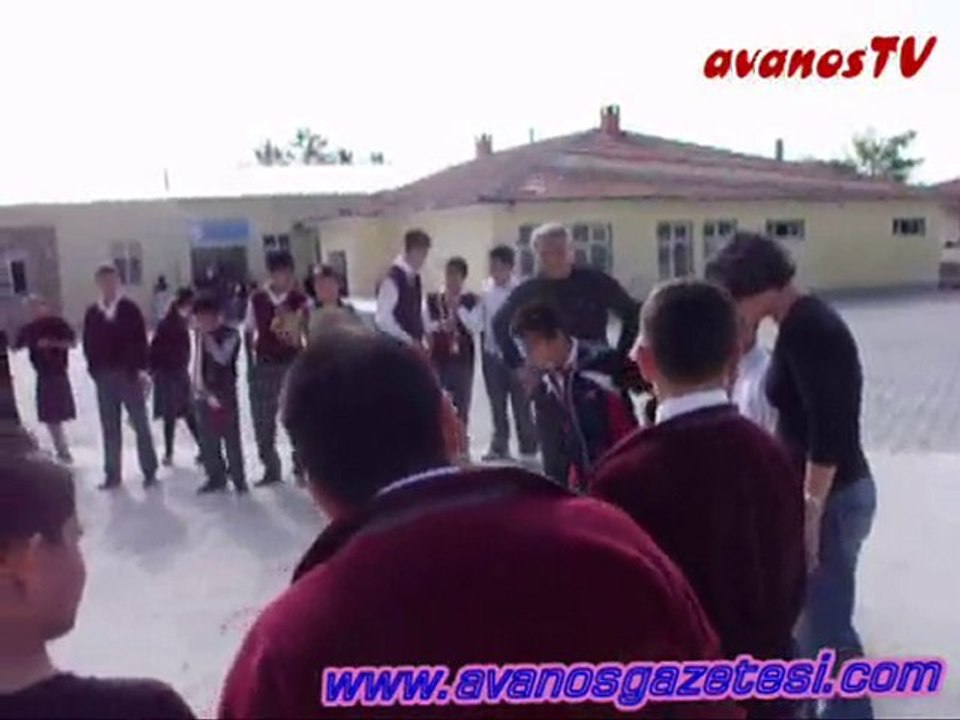 Avanos Alaettin ilkögretim Okulu'nda Televizyon Çekimi