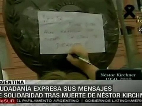 Ciudadanía expresa mensajes de solidaridad tras muerte de N