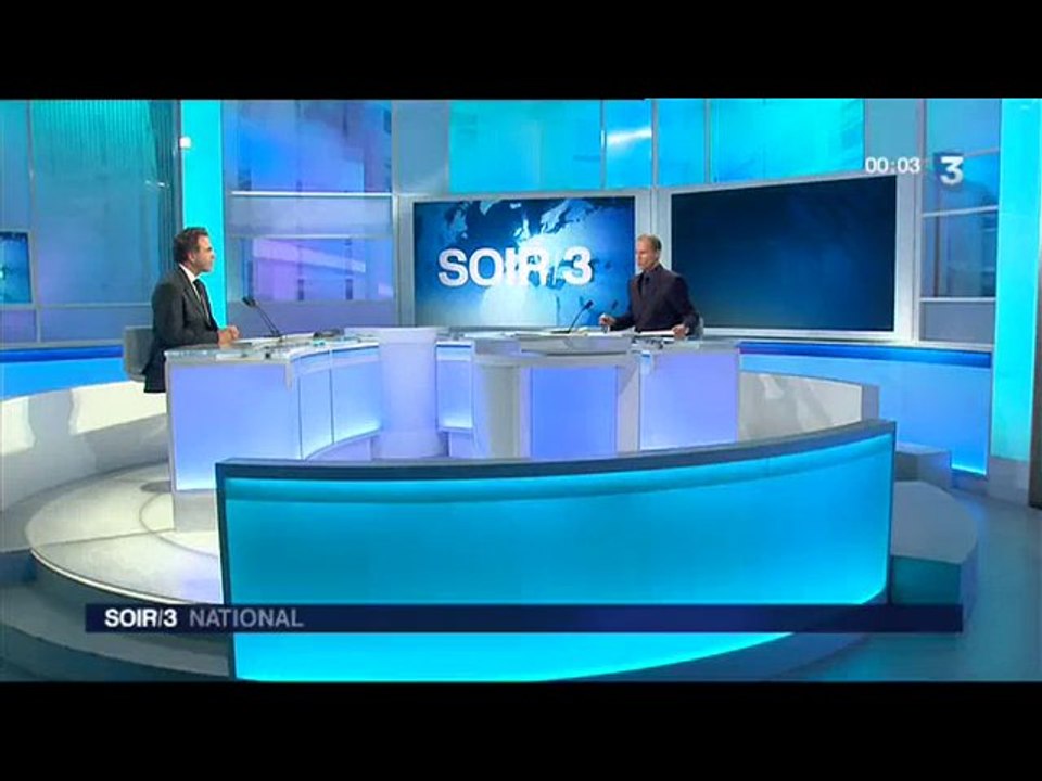 Luc Chatel invité du Soir 3 - 27.10.2010