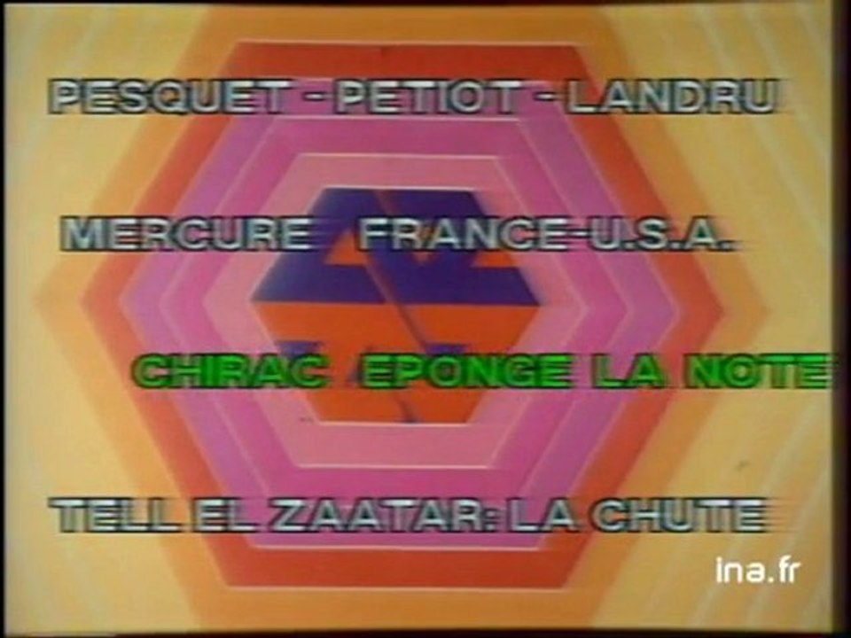 JA2 20H : EMISSION DU 12 AOUT 1976