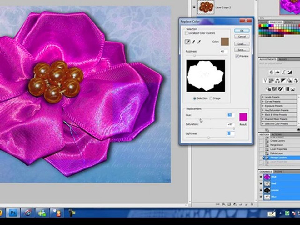 Digital Scrapbooking Tutorials - Recoloring Digital ...