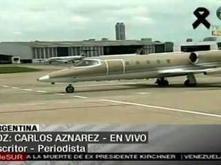 Carlos Aznares: en Argentina están sentadas las bases para que continúe el proyecto de Kirchner