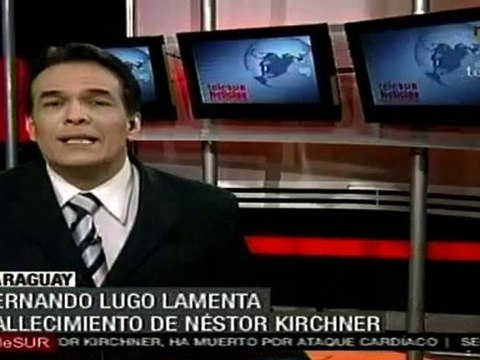 Fernando Lugo lamenta el fallecimiento de Néstor Kirchner