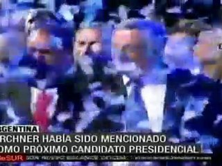 Kirchner se perfilaba como candidato para un nuevo mandato presidencial en Argentina el 2011