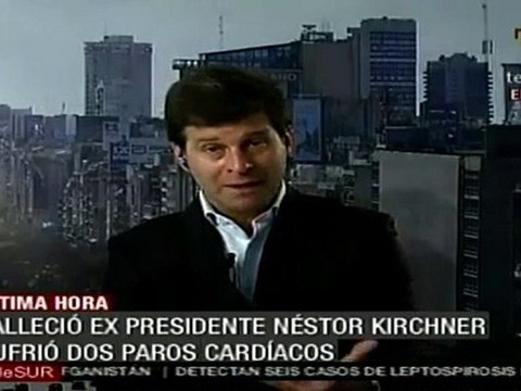 Falleció ex presidente Kirchner, sufrió dos paros cardiacos