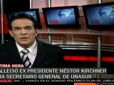 Fallece ex presidente Néstor Kirchner