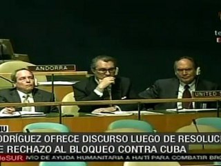 Canciller cubano advierte que bloqueo causa sufrimiento y rechazó Posición Común de la UE