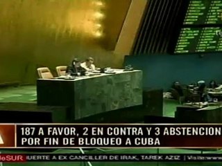El mundo pide levantar el bloqueo que EE.UU. mantiene contra Cuba