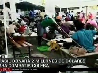 Brasil hará donativo a Haití para combatir cólera