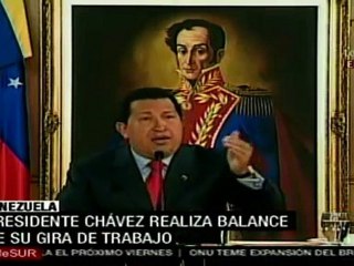 Presidente Chávez realiza balance de su gira de trabajo