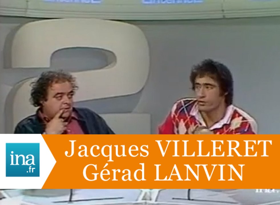Jacques Villeret et Gérard Lanvin "Les frères pétard" - Archive INA
