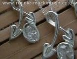 Sterling silver Charles Rennie Mackintosh jewellery set DSG1