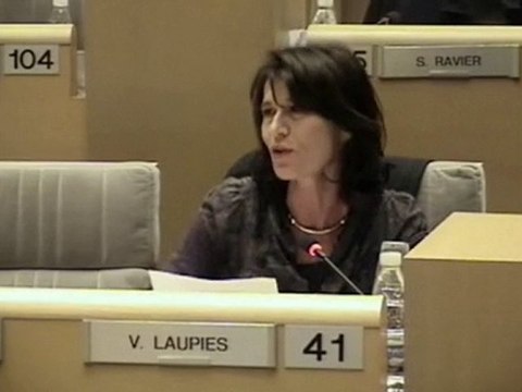 22/10/10 Assemblée plénière / région PACA Valérie Laupies FN