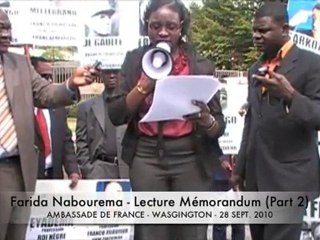 AfroManif(2): Congrès, Manif du 28 Sept. 2010, Washington