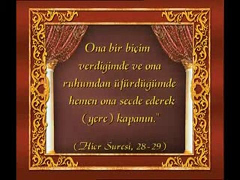 Önce topraktan sonra sudan yaratılmanın evrimsel yaratılış