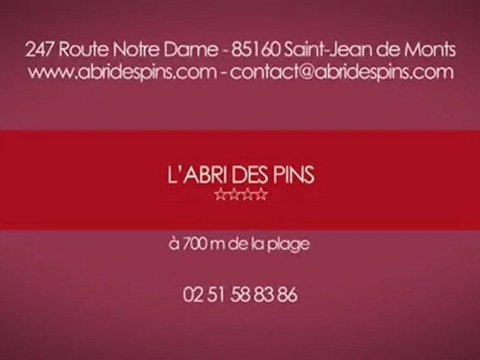 CAMPING L'ABRIS DES PINS**** - SAINT-JEAN DE MONTS - VENDEE