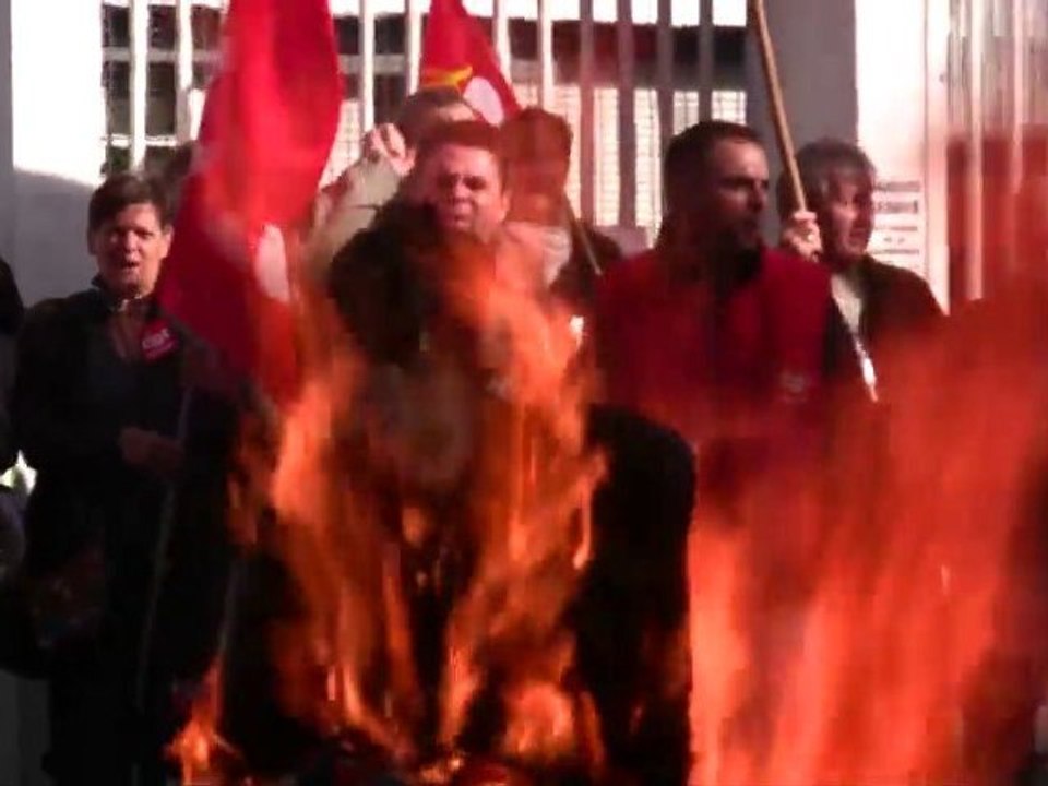 Retraites: Guingamp manif 28 10 2010