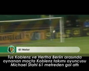 61 Meter Goal Michael Stahl - www.Soccer24.tv
