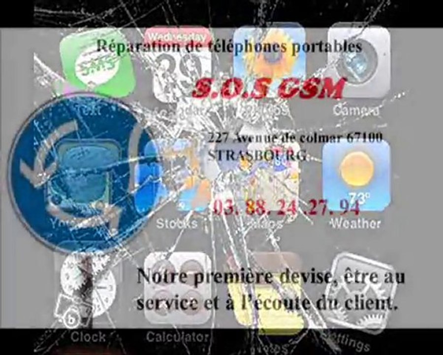 iphone strasbourg  S.O.S GSM  Folie-phonie