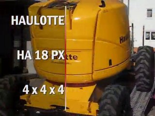 Rough terrain telescopic boom lift HAULOTTE HA 18 PX 4WD 4x4