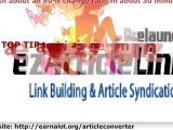 Amazing Link Building Article Spinner and Submitter