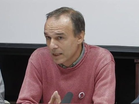 Presentació candidats Des de baix. Josep Lluís del Alcázar.