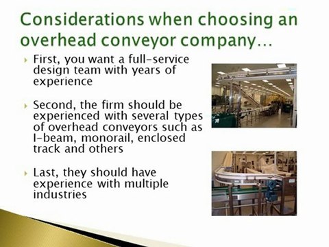 Overhead Conveyor Questions Answered