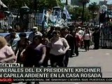 Diego Maradona acudió al velorio de Néstor Kirchner