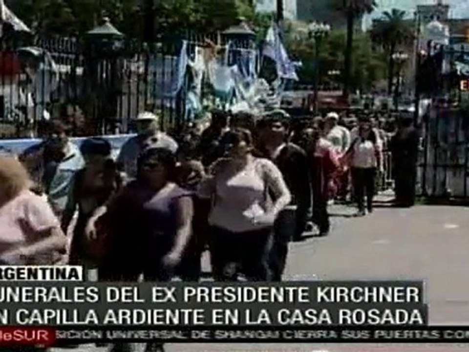 Diego Maradona acudió al velorio de Néstor Kirchner