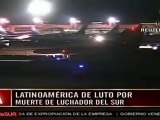 Llegada de restos de Néstor Kirchner a Buenos Aires