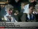 Seguidores de Kirchner desbordaron Plaza de Mayo, en Buenos Aires