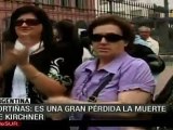 Cortiñas: Kirchner trabajó para cambiar las secuelas del pasado siniestro del país