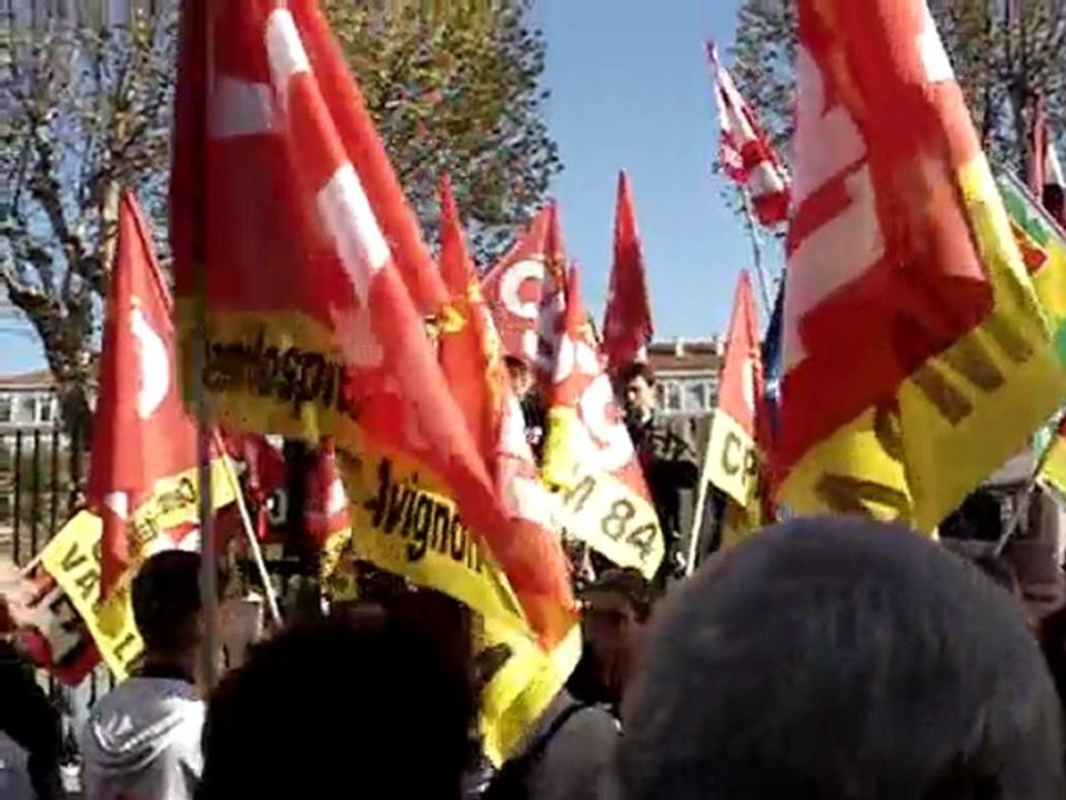 Manifestation retraites Avignon 28 Octobre 2010 N°3