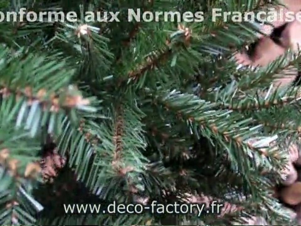 sapins de Noel artificiels collection Fjordane Deco Factory