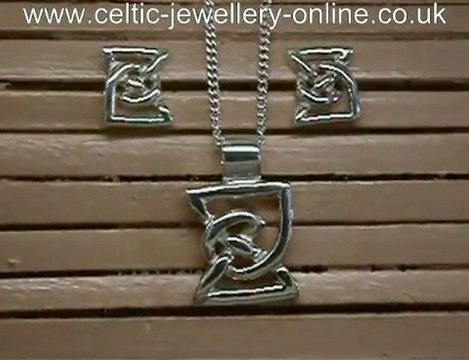 Celtic silver jewellery set DSG113