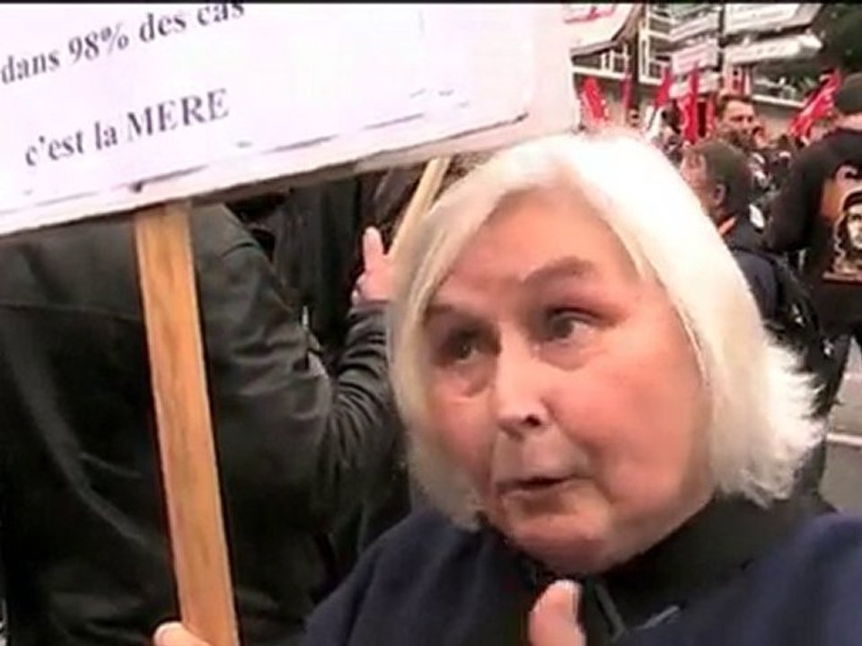 Les retraités à la manifestation 28 octobre
