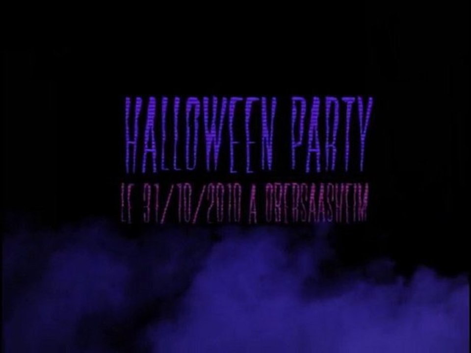 HALLOWEEN PARTY - OBERSAASHEIM